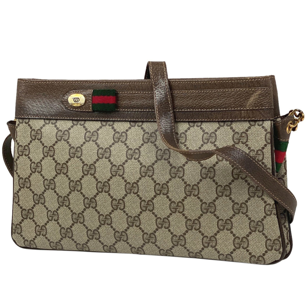 Gucci GG shoulder bag Sherry Web cross Body Bum Crossbody Belt canvas brown